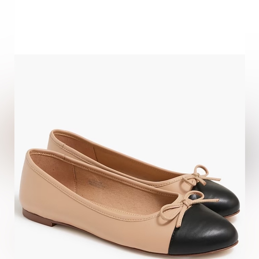 J.Crew Ballet Flats with Cap Toe